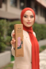 Organic Scarfs Tesettür Penye Şal Hijap Modeli - Kiremit - Organic ScarfsOrganic Scarfs