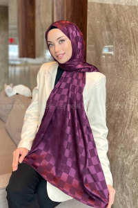 Bonjela Dama Desen Jakar Şal - Erik Moru