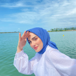 Pamuk Kraş Soft Eşarp - İndigo