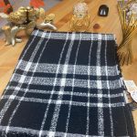 Burberry Çift Taraflı Yumuşak Dokulu Triko Örgü Şal & Atkı - Siyah