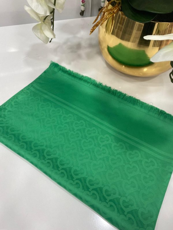 Burberry Pamuklu İpek Jakar Şal - Benetton - Organic ScarfsOrganic Scarfs