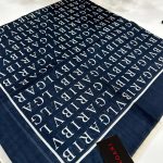 Bvlgari İpek Eşarp - Lacivert