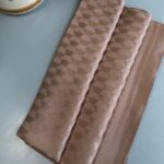 Qoza Desen İpeksi Jakar Şal - Çikolata