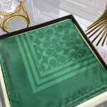 Coach Desen Twill İpek Eşarp - Zümrüt