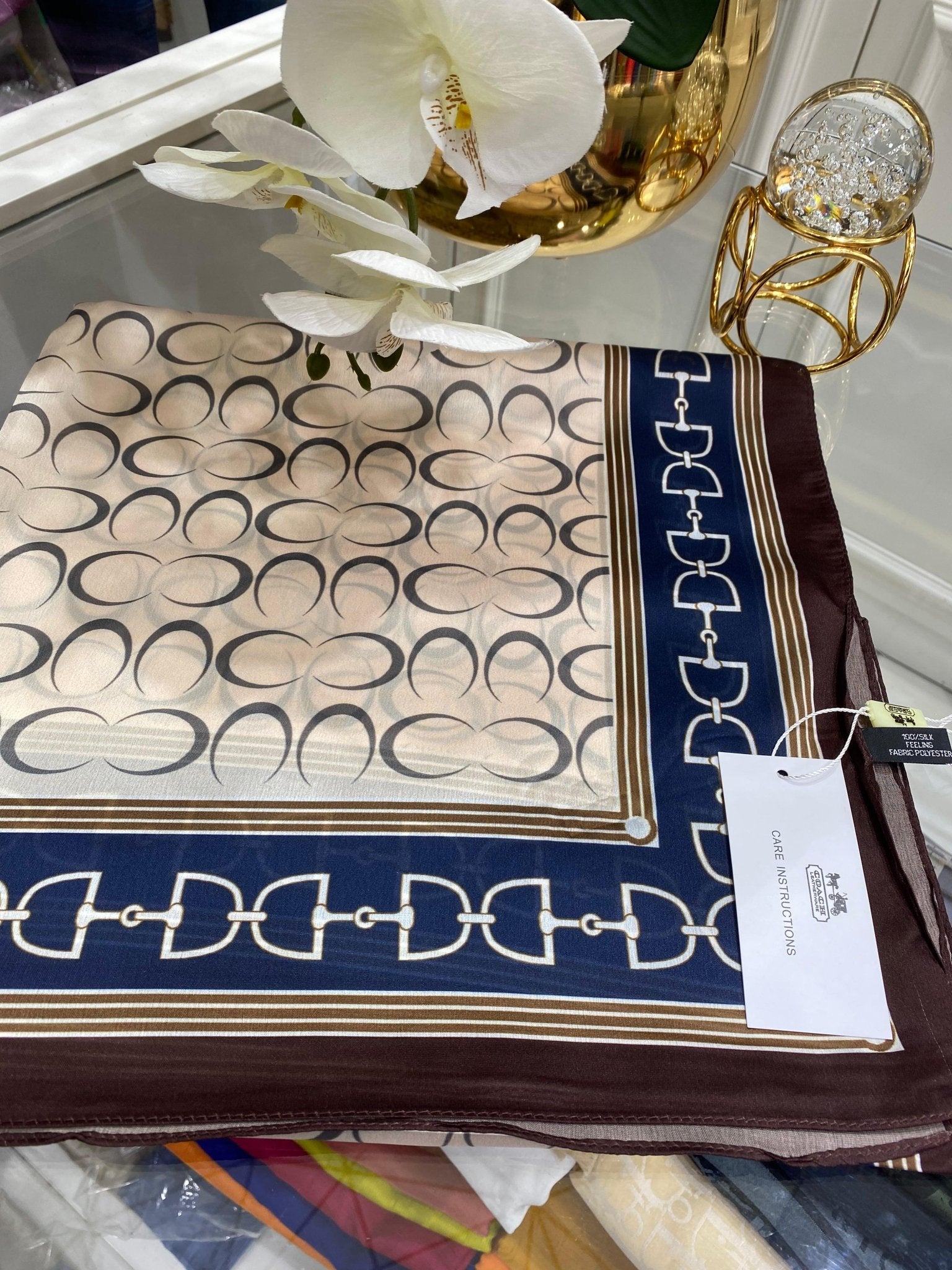 Coach İthal Vual İpek Şal - Organic ScarfsOrganic Scarfs