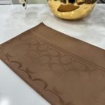 Coach Pamuk İpeksi Jakar Şal - Çikolata