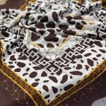 Dalmaçya Etnik Desenli Mio Cazz Eşarp - Kahverengi