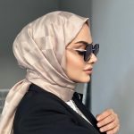 Dama Desen Jakar Şal - Bej