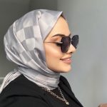 Dama Desen Jakar Şal - Gri