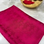 Dior Desen Pamuk İpeksi Jakar Şal 887312 - Fuşya