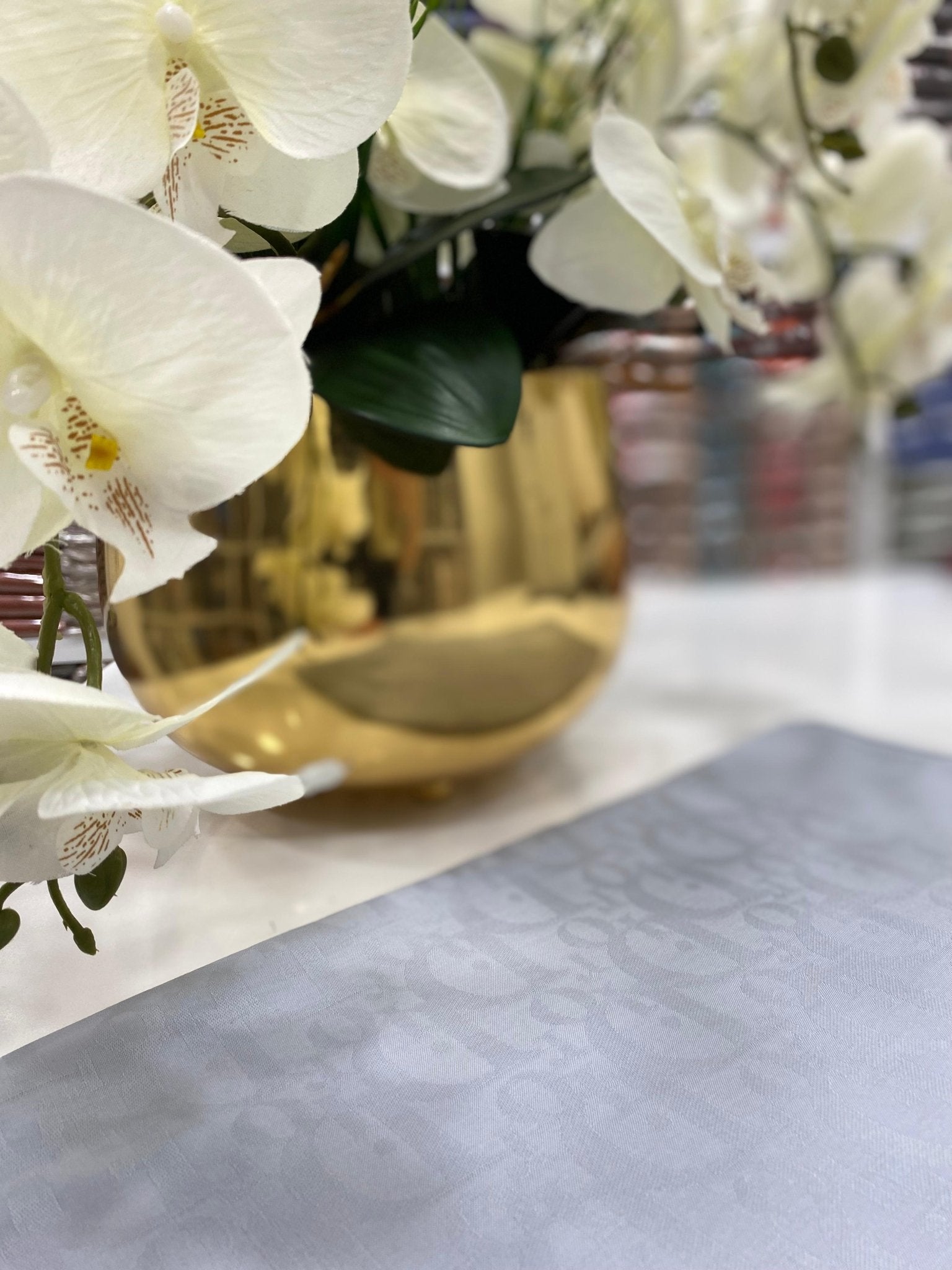 Dior Desen Pamuklu Şal - Gri - Organic ScarfsOrganic Scarfs