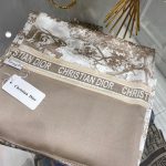 Dior İthal Vual İpek Şal - Bej