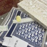 Dior Marka Eşarp - Lacivert