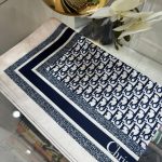 Dior Marka Şal - Lacivert