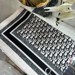 Dior Marka Şal - Siyah