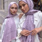 Dior Desenli İpek Kaşmir Çift Taraflı Şal 78002 - Pudra