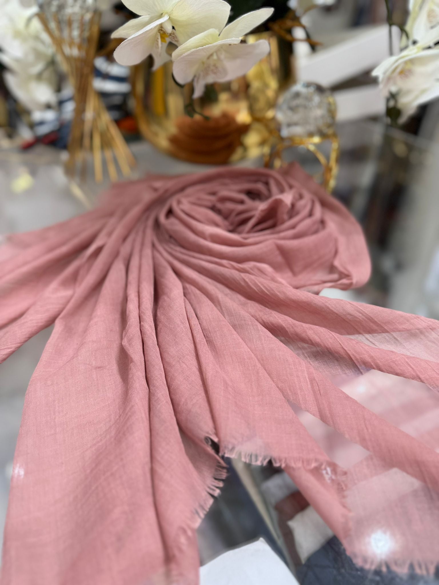 Dubai İpeği Şal - PUDRA - Organic ScarfsOrganic Scarfs