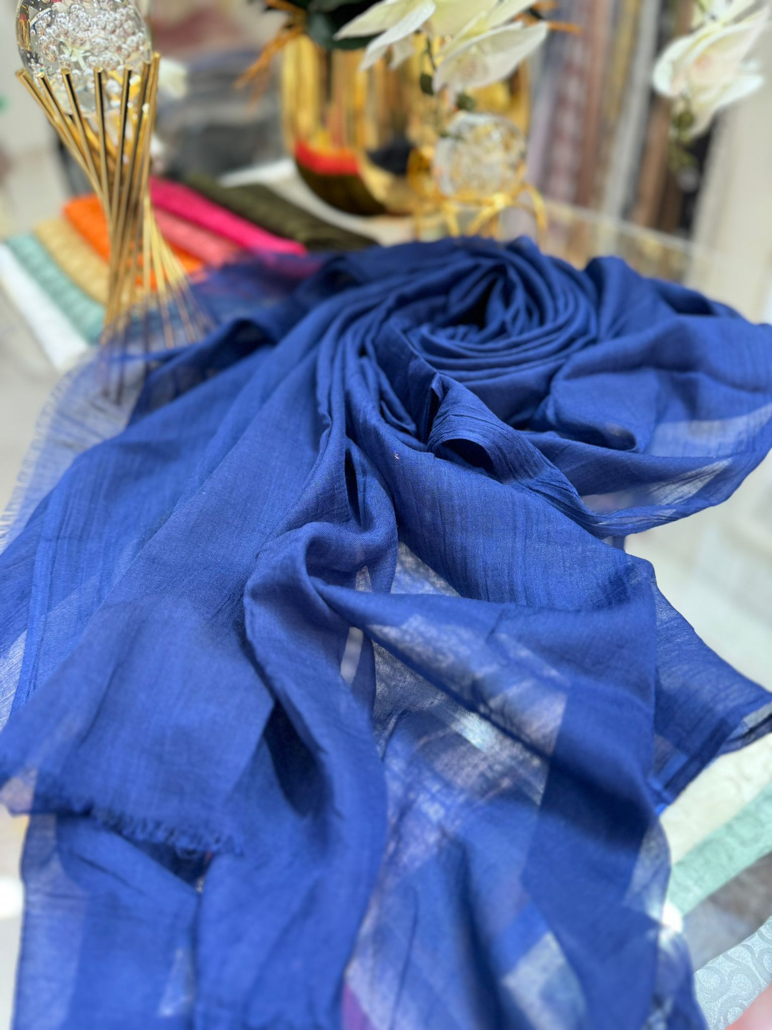 Dubai İpeği Şal - SAKS - Organic ScarfsOrganic Scarfs