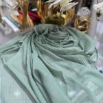 Dubai İpeği Şal - Su Yeşili