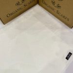 F Desenli İpek Kaşmir Çift Taraflı Şal 78001 - Ekru