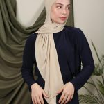 Fransız Şapka Şal - Bej