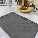 G Desen Pamuk İpeksi Jakar Şal 908204 - Antrasit