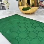 G Desen Pamuk İpeksi Jakar Şal - Zümrüt