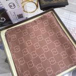 G Desen Twill İpek Eşarp - Çikolata