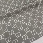 G Desen Twill İpek Şal - Antrasit