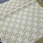 G Desen Twill İpek Şal - Lime