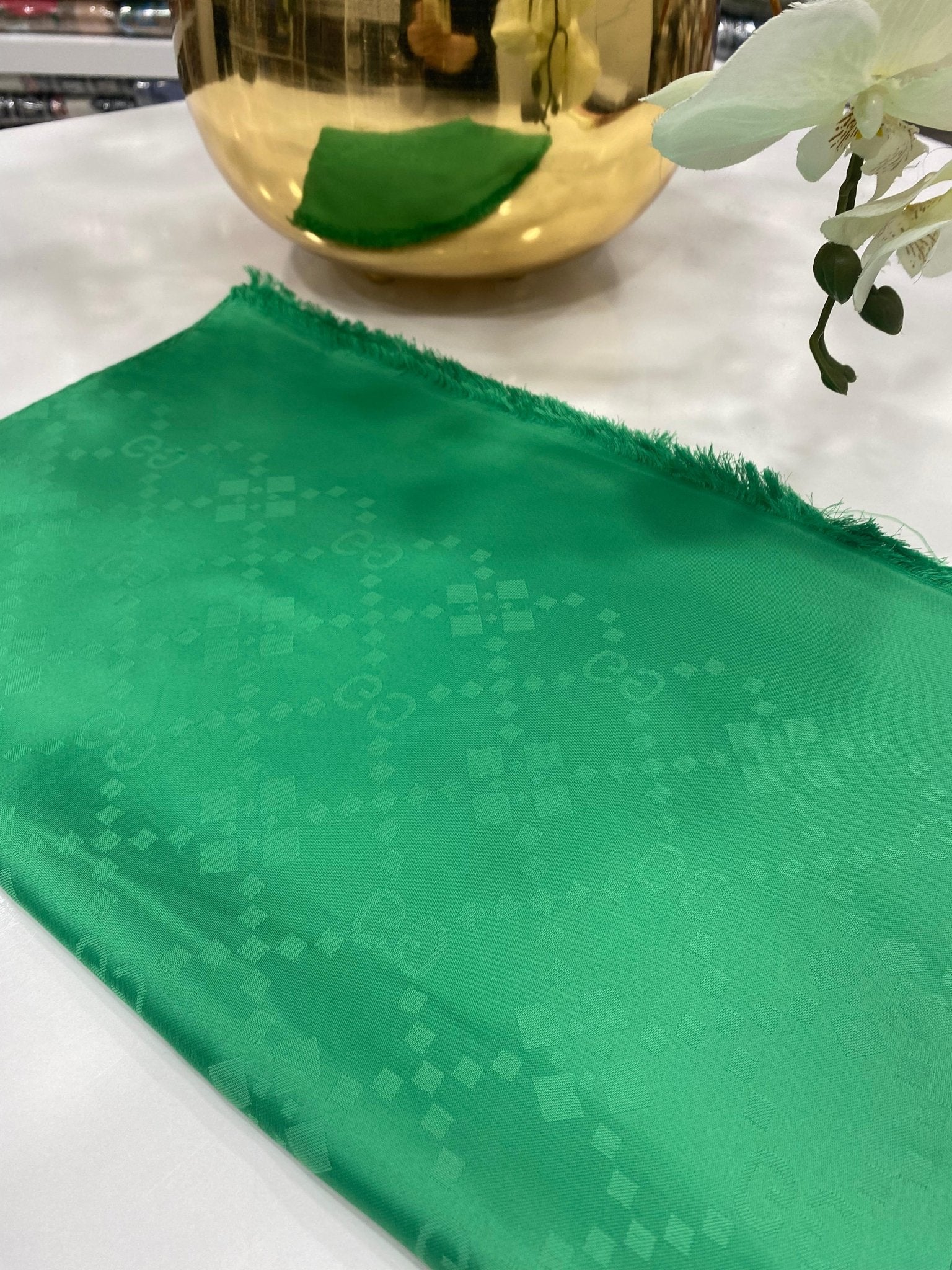 Gucci İpeksi Jakar Şal - Benetton - Organic ScarfsOrganic Scarfs