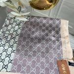 Gucci İthal Vual İpek Şal - pudra