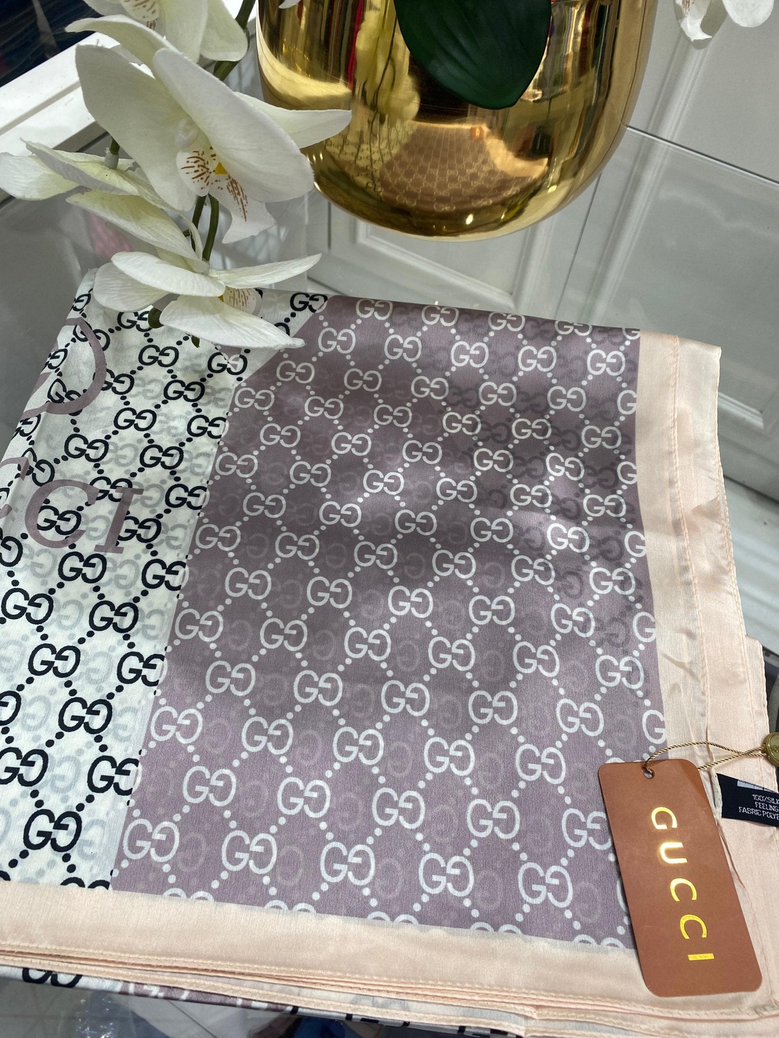 Gucci İthal Vual İpek Şal - Organic ScarfsOrganic Scarfs