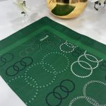 Halka Desen Pamuk Şal - Zümrüt