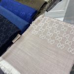 İTHAL A+++ Yün İpek Çift Taraflı Marka Şal 87452  - Bej