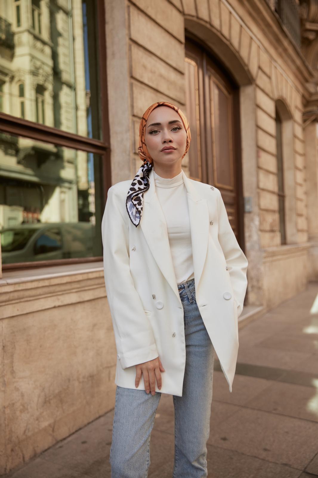 İthal D'or Marka Eşarp - Turuncu - Organic ScarfsOrganic Scarfs