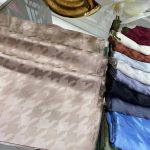 Kazayağı Desen Jakar Şal - Latte