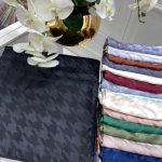 Kazayağı Desen Jakar Şal - Siyah