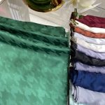 Kazayağı Desen Jakar Şal - Zümrüt