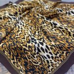 Leopar Desen Mio Cazz Eşarp - Kahverengi