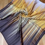 Line Twill Eşarp - Caramel