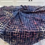 Minimal Desen Mio Caz Eşarp - Mürdüm