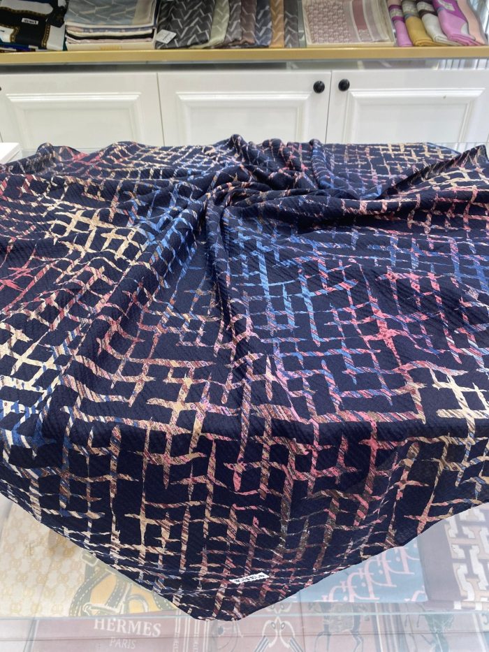 Minimal Desen Mio Caz Eşarp - Mürdüm - Organic ScarfsOrganic Scarfs