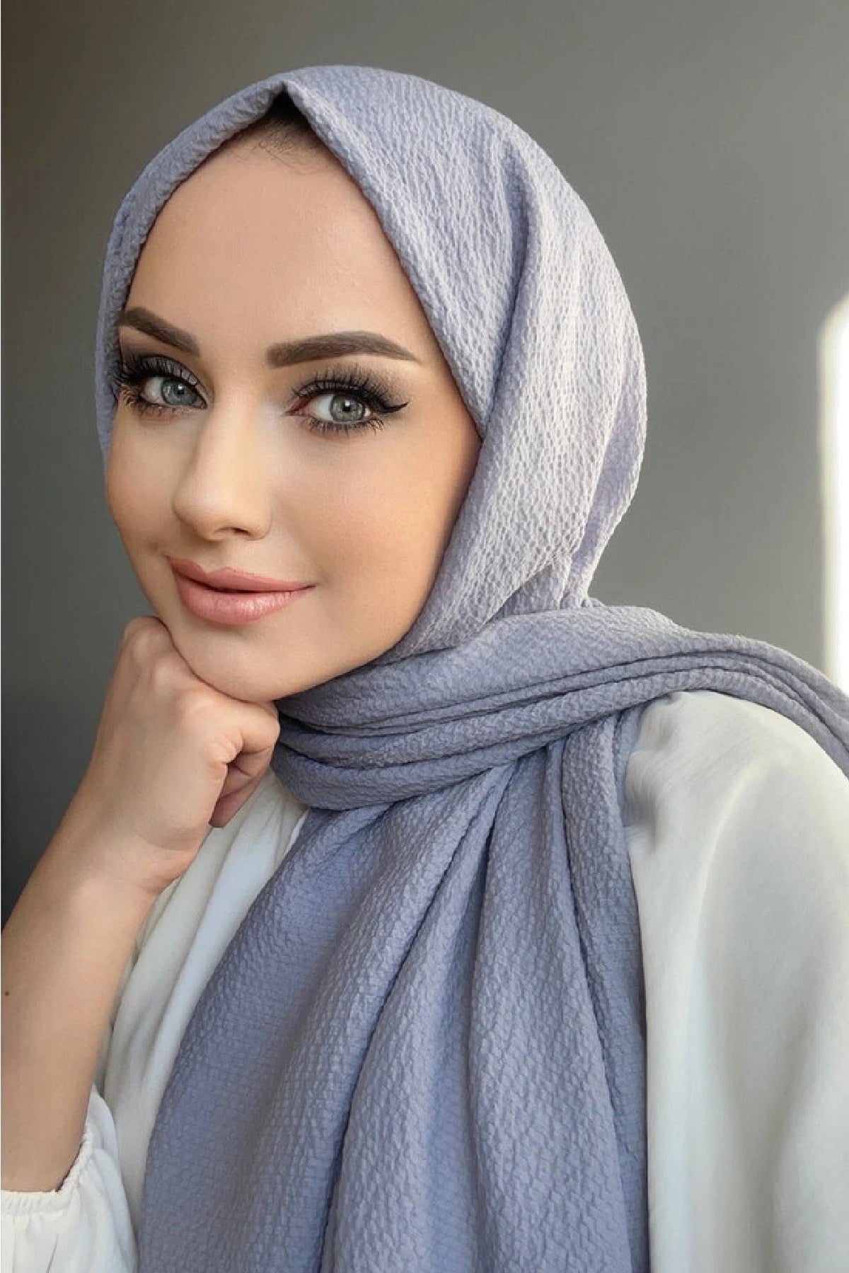 Mio Caz Şal - Gumus Gri - Organic ScarfsOrganic Scarfs