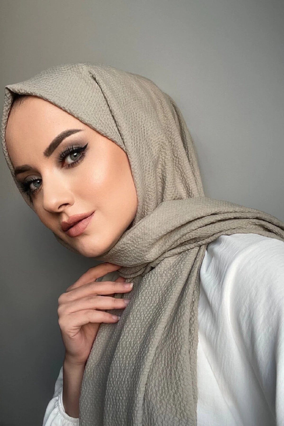 Mio Caz Şal - Soft Vizon - Organic ScarfsOrganic Scarfs