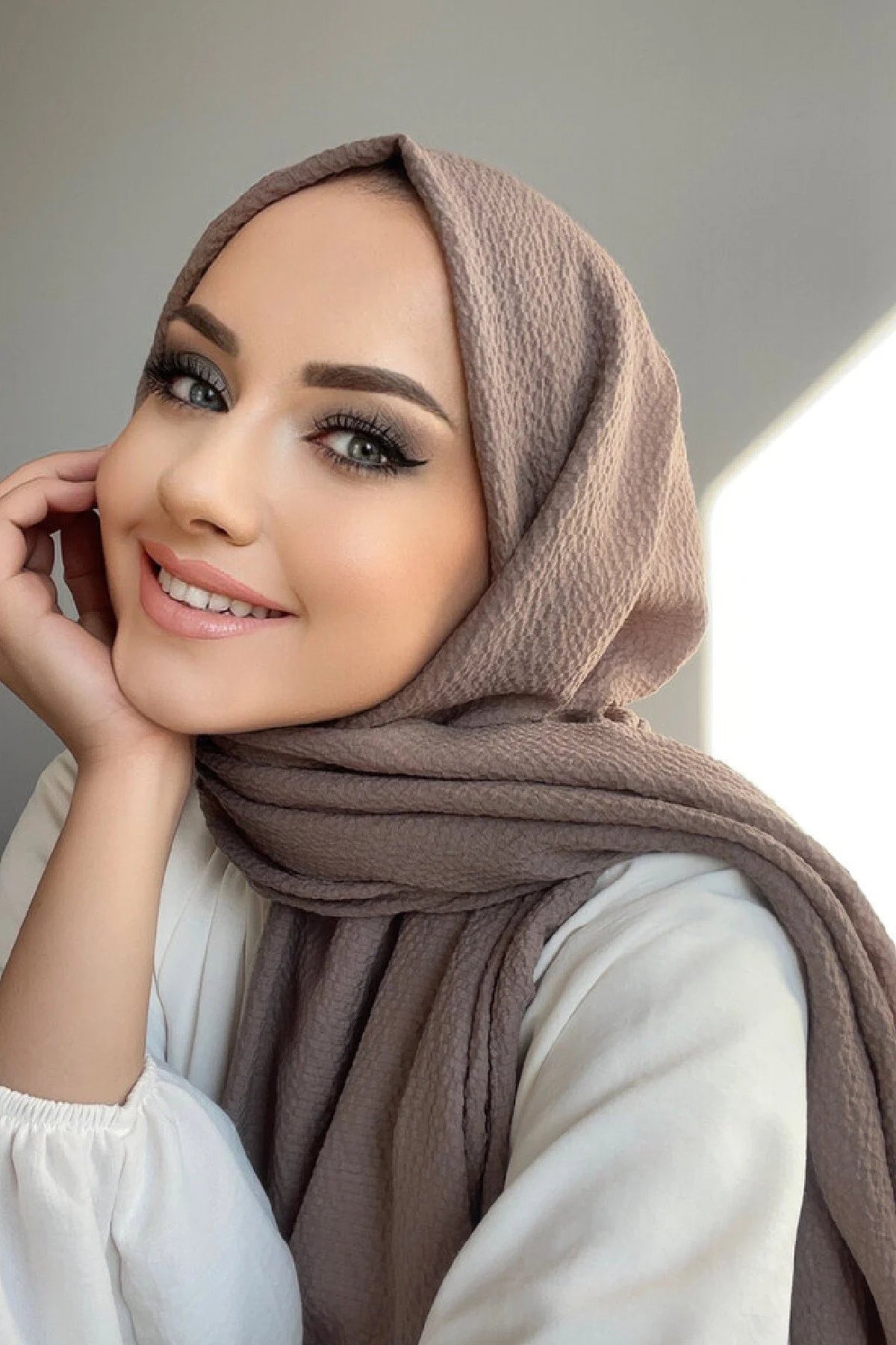 Mio Caz Şal - Vizon - Organic ScarfsOrganic Scarfs