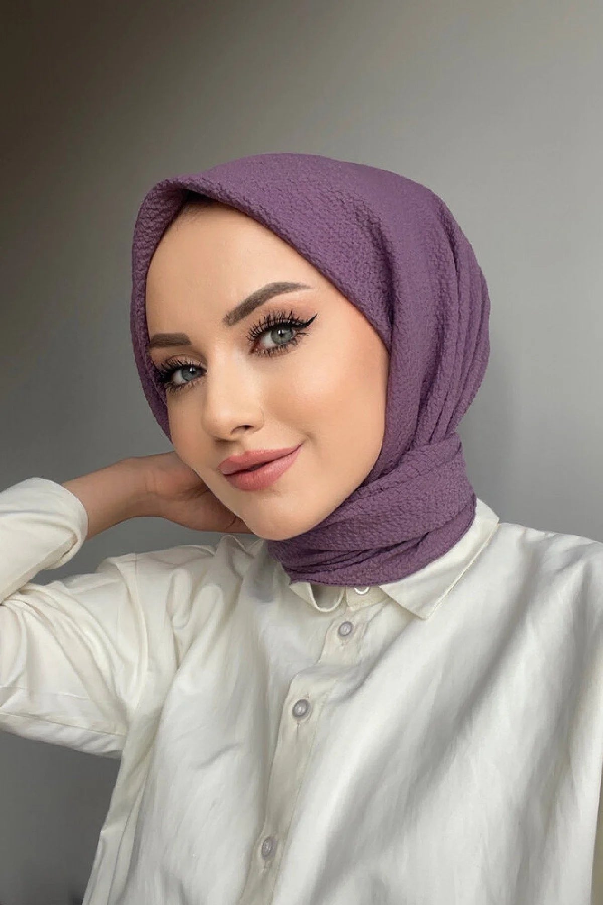 Mio Cazz Eşarp - Mürdüm - Organic ScarfsOrganic Scarfs