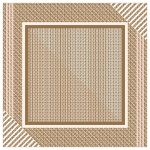 Monogram İthal Eşarp - Caramel