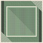 Monogram İthal Eşarp - Çay Ağacı