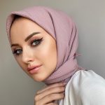 Naturel Eşarp - Lila